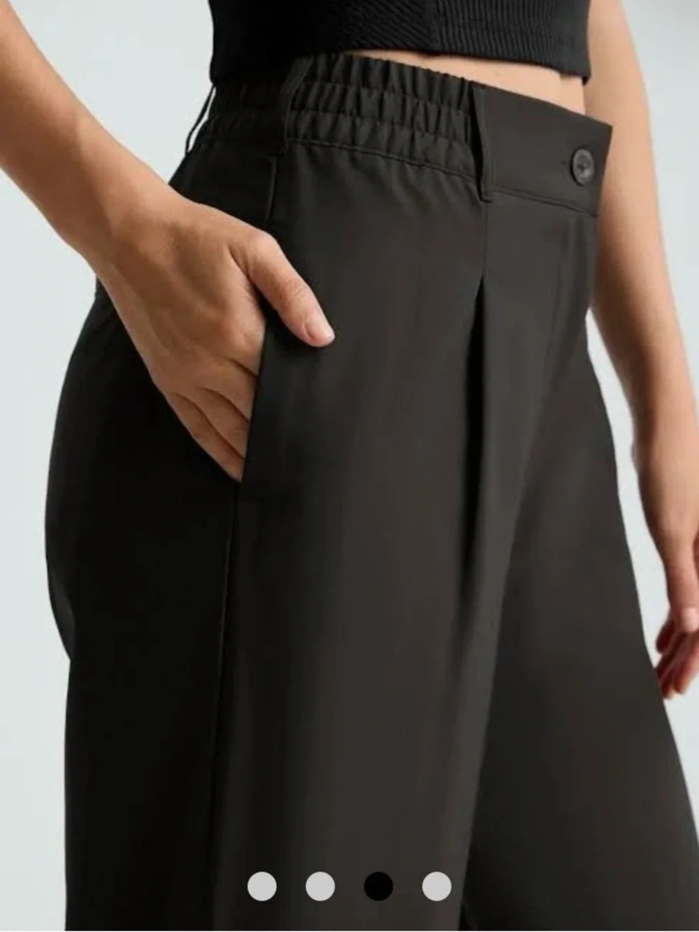 NWT Beyond Yoga Status Wide Leg Trouser 31” - size M - Picture 2 of 9